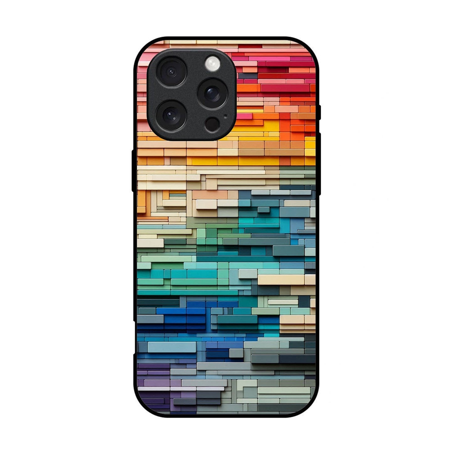 Aesthetic Printed Glass Case for iPhone & Android - AT09