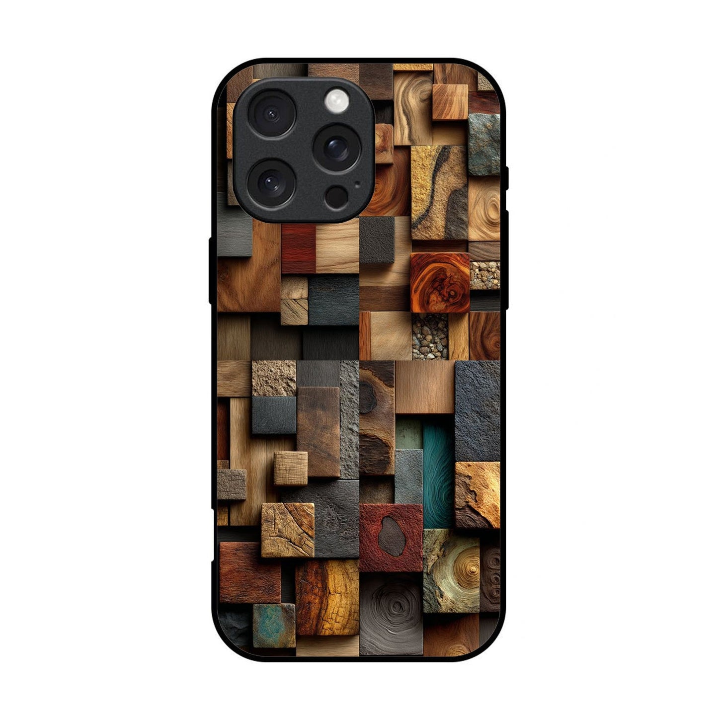 Aesthetic Printed Glass Case for iPhone & Android - AT11