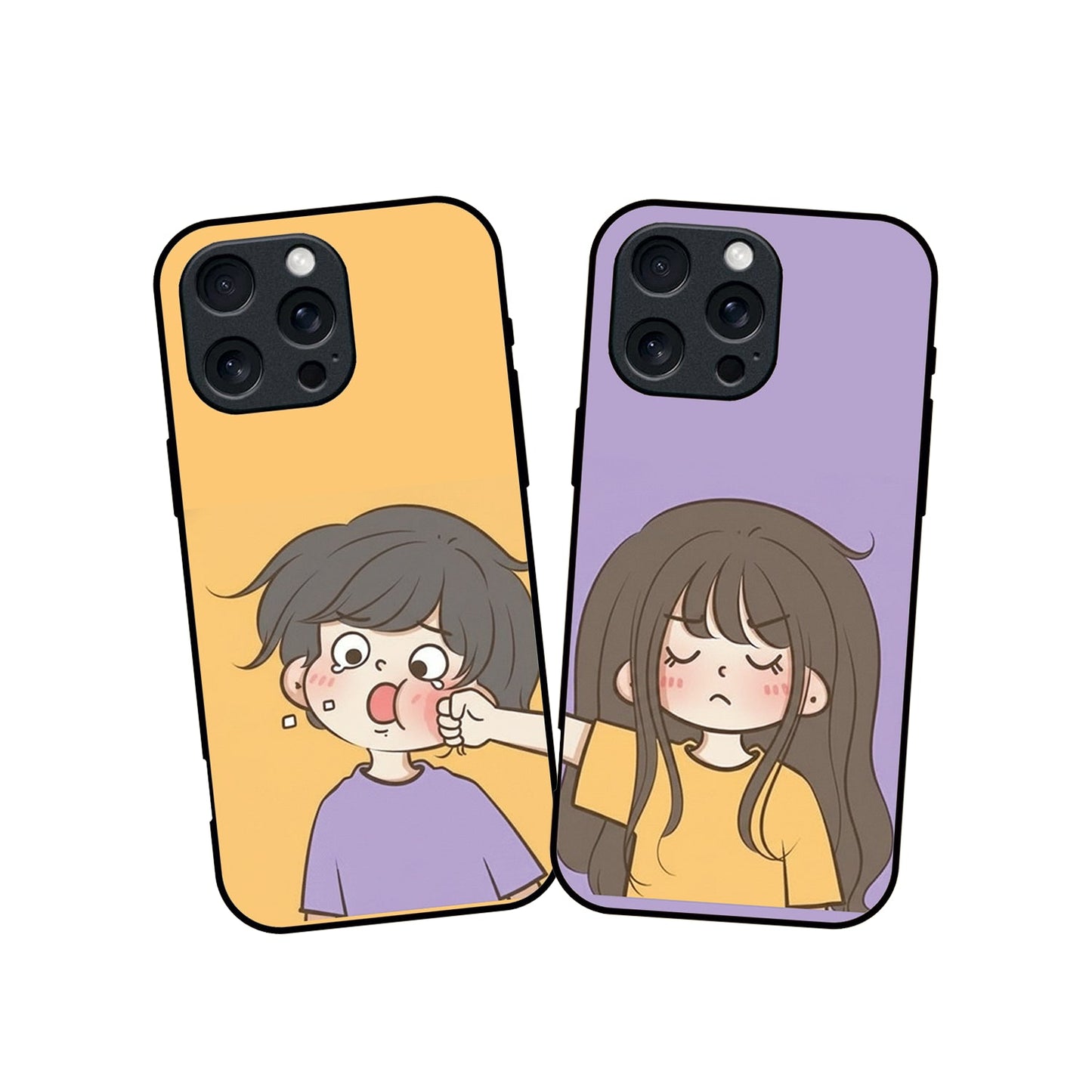 Printed Glass Case for Couples - CP01