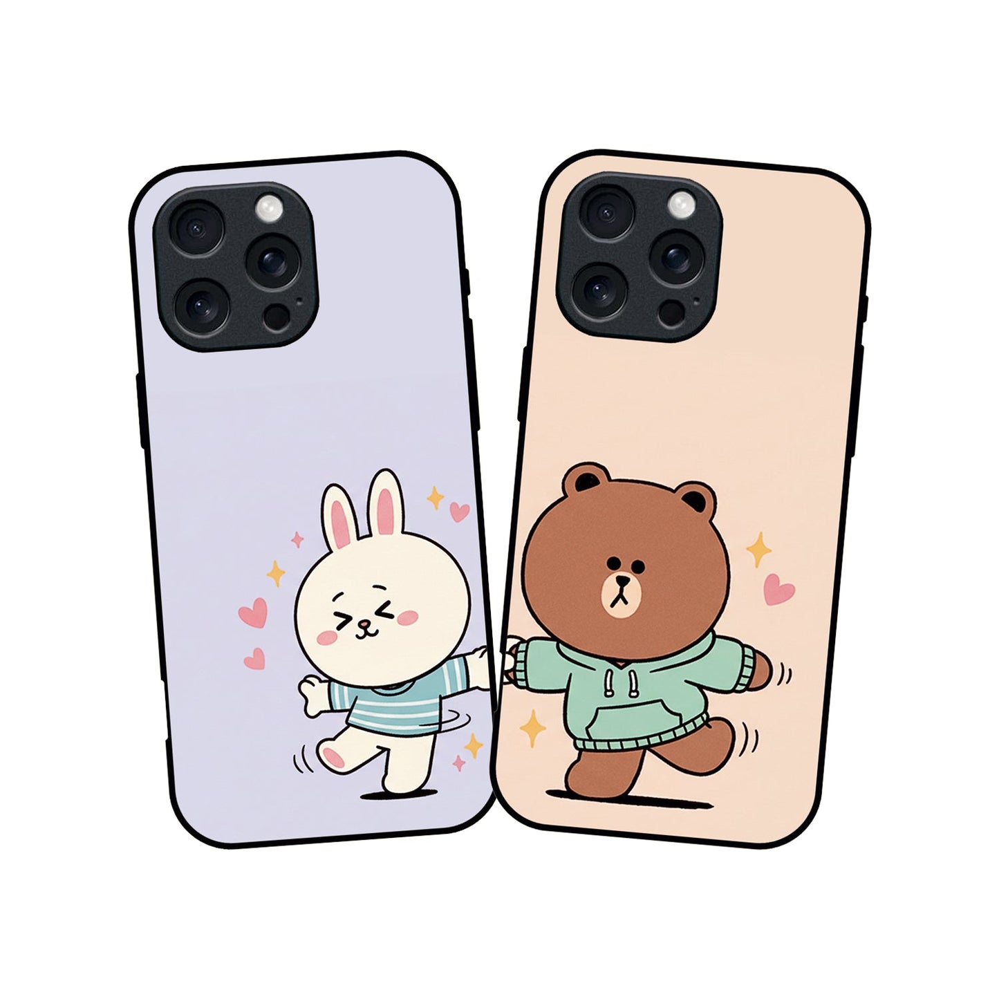 Printed Glass Case for Couples - CP06