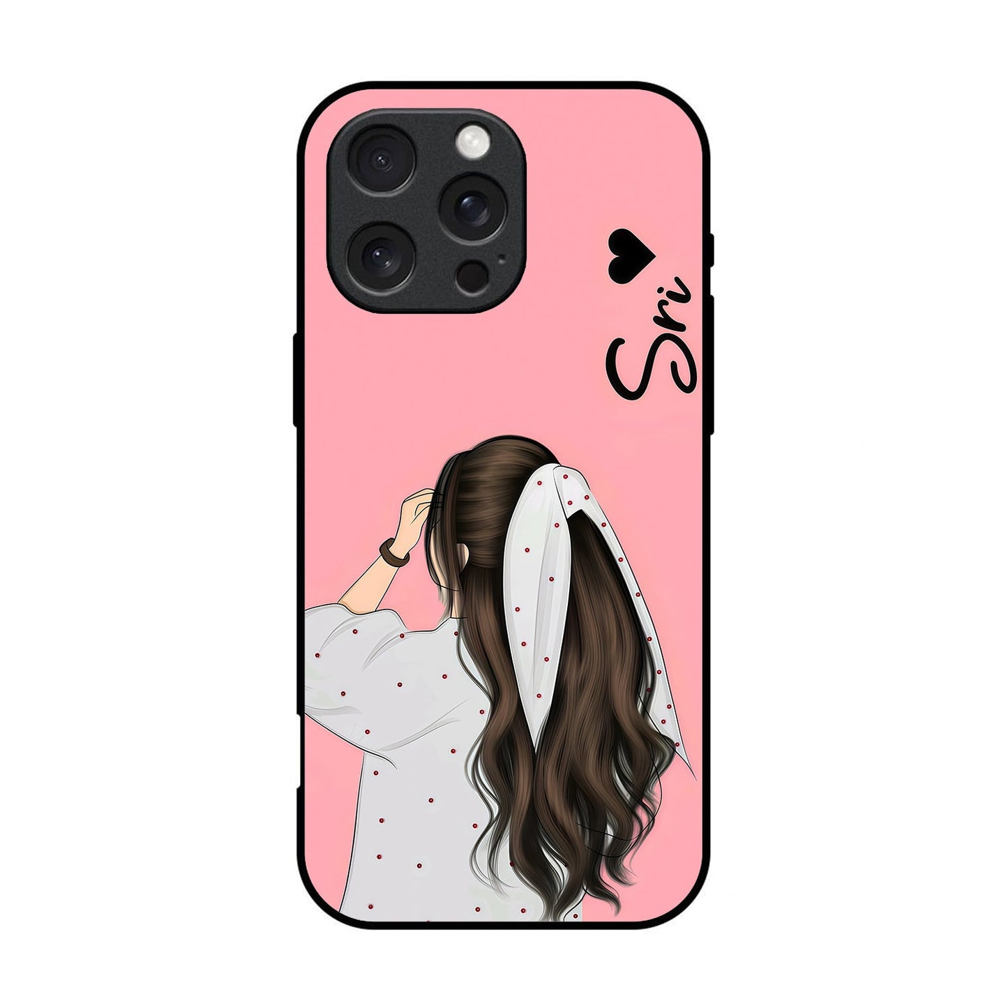 Cute Printed Glass Case for iPhone - CT12