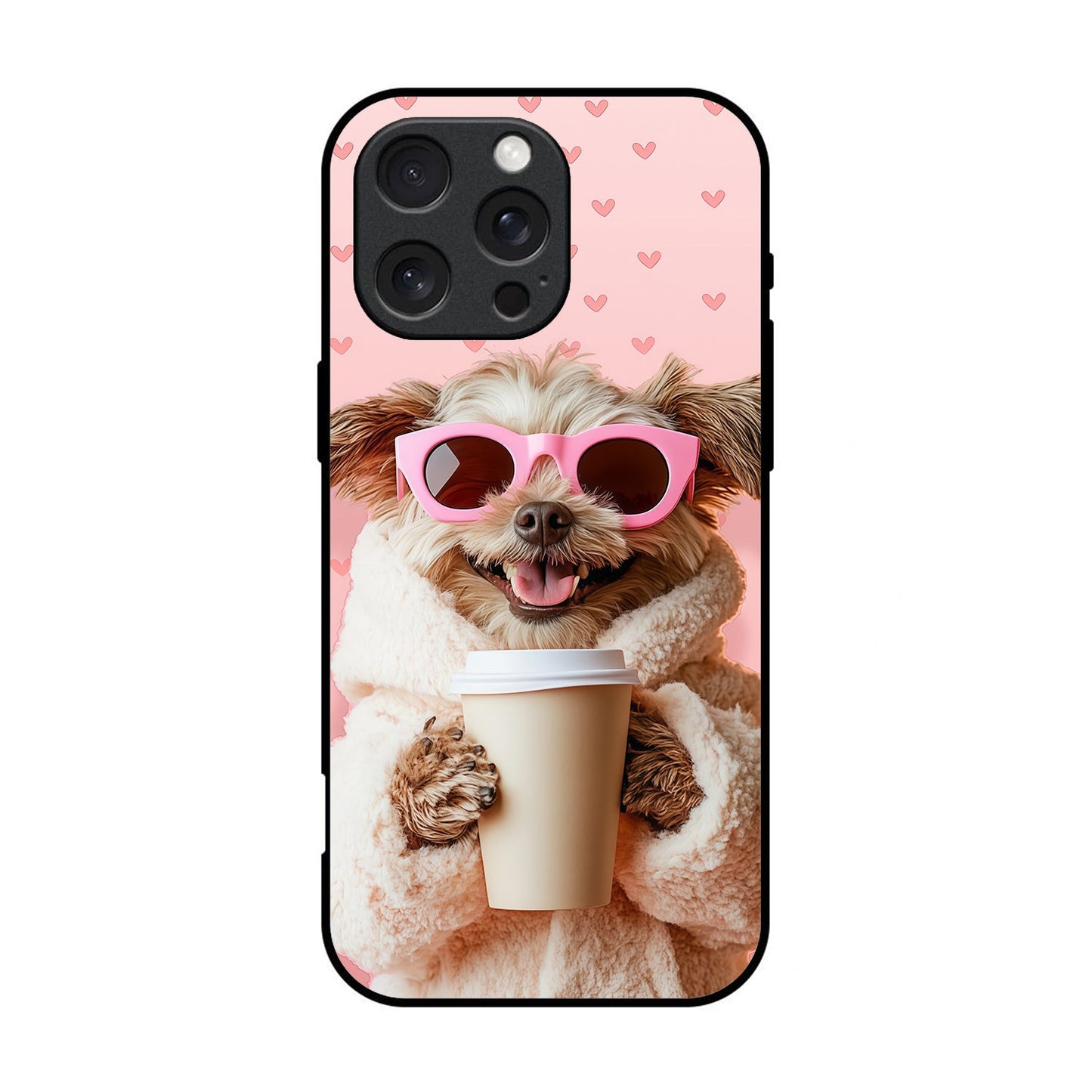 Cute Printed Glass Case for iPhone - CT15