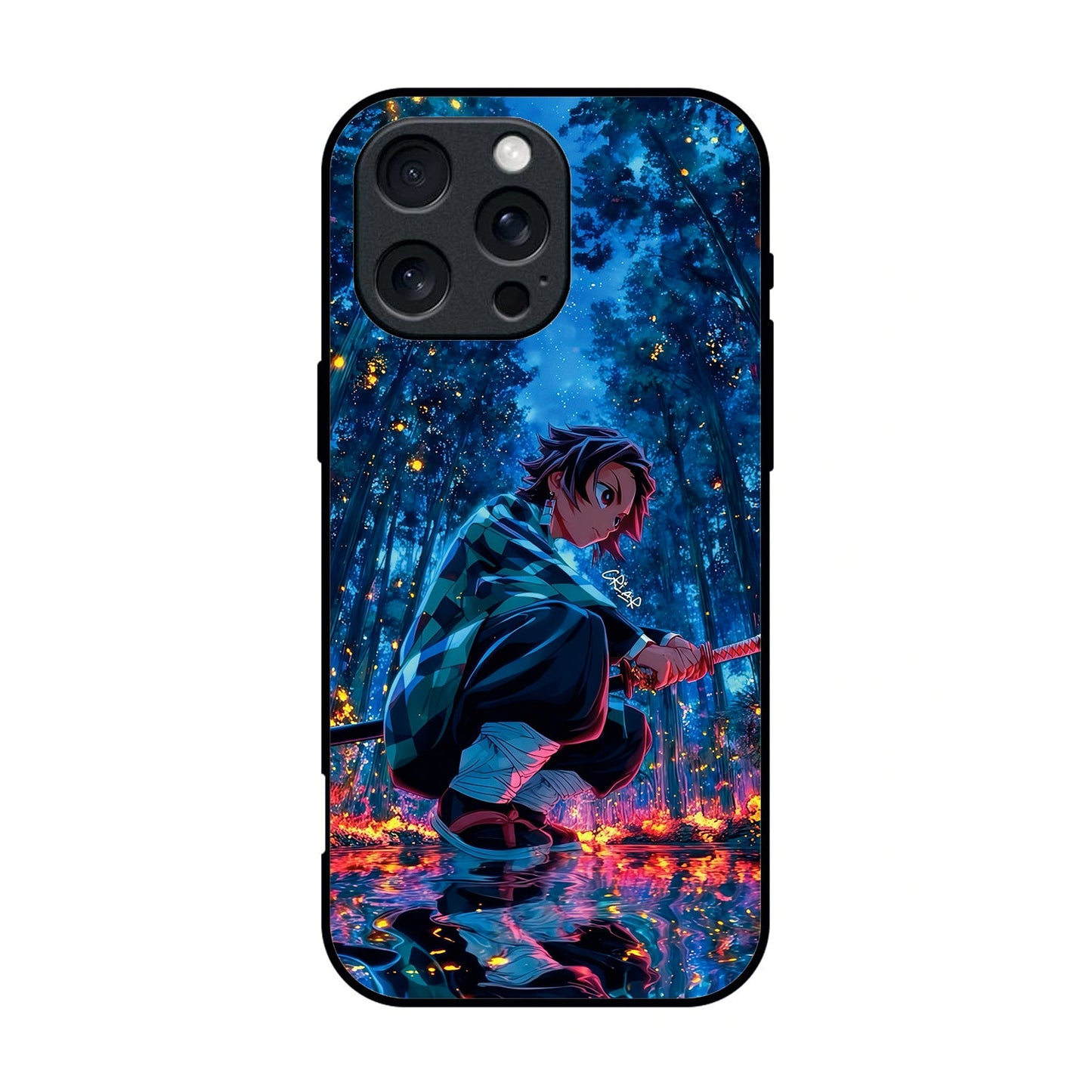 Anime Printed Glass Case for iPhone & Android - AM10