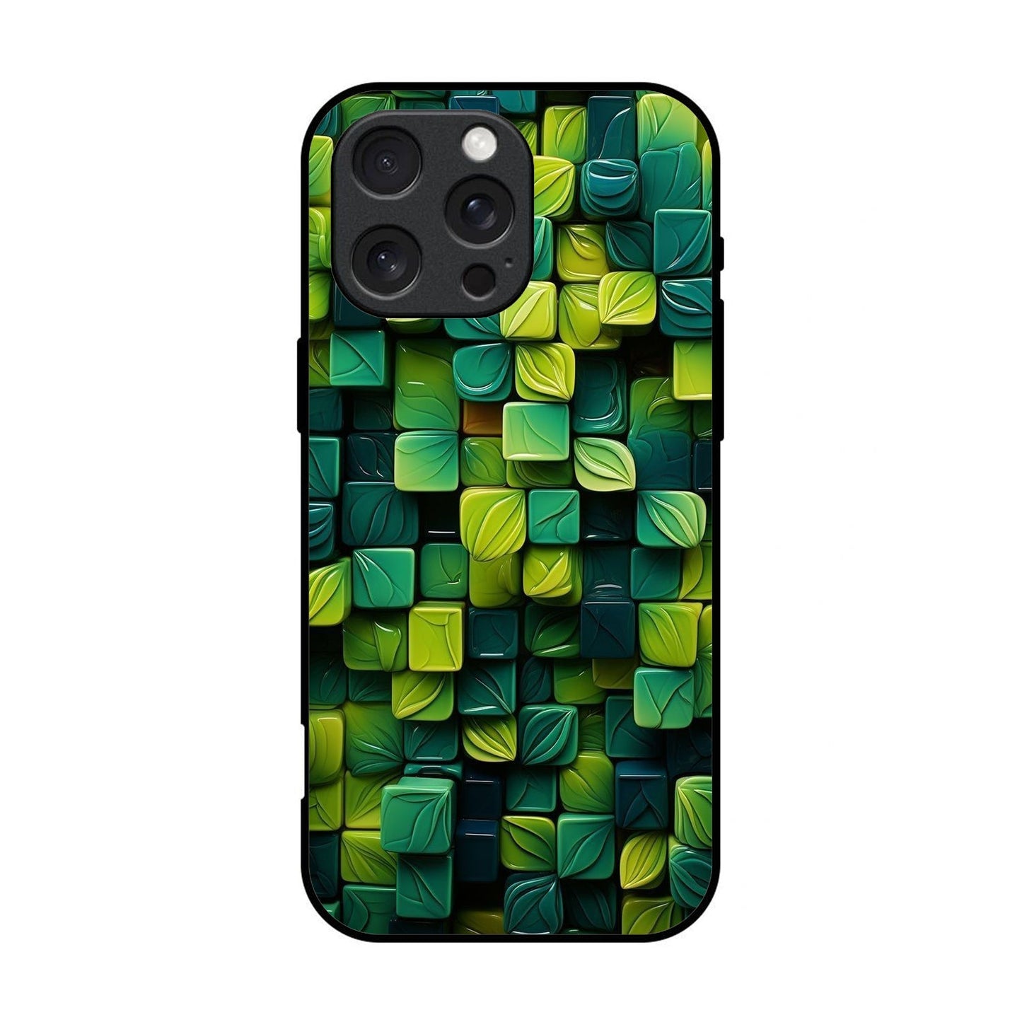 Aesthetic Printed Glass Case for iPhone & Android - AT05