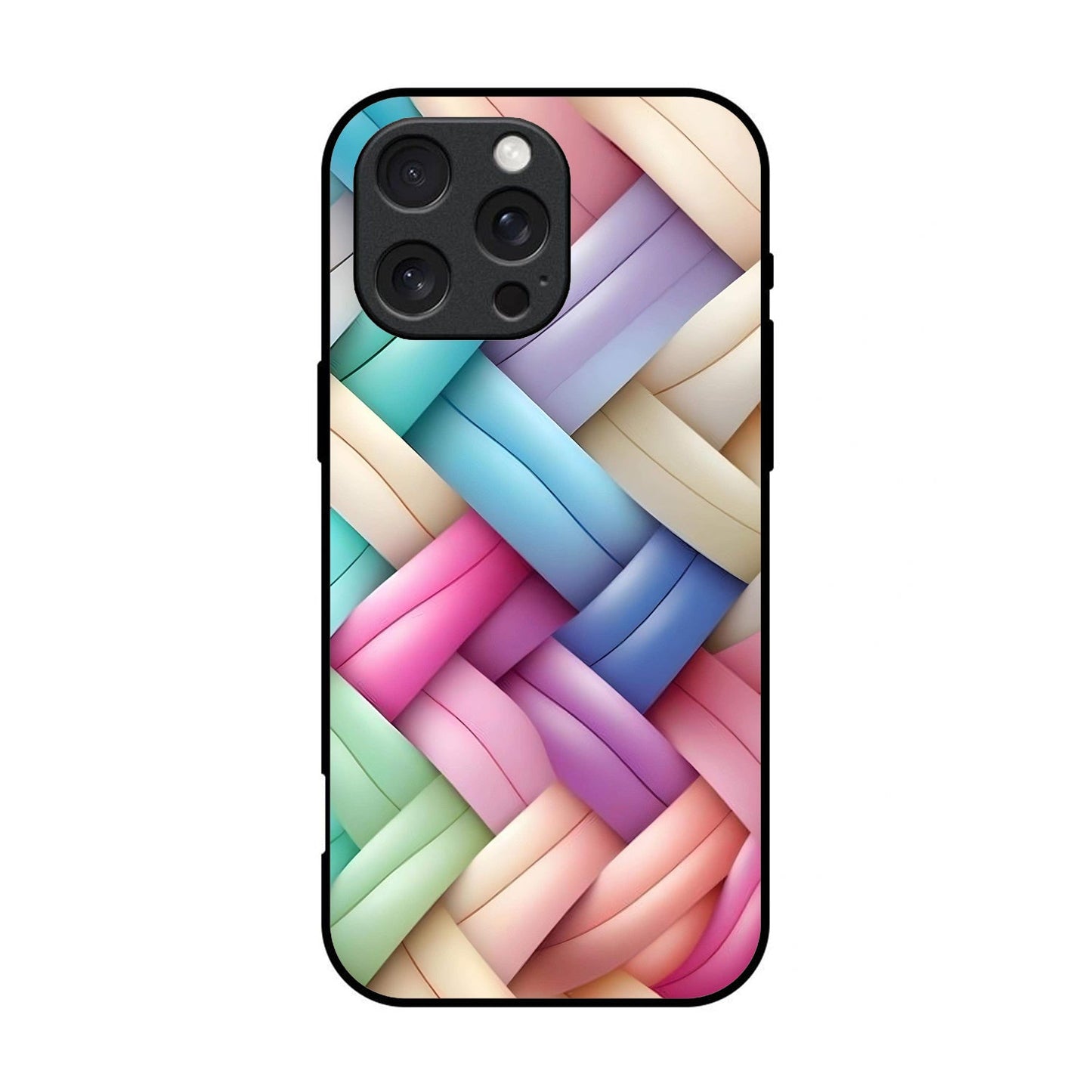 Aesthetic Printed Glass Case for iPhone & Android - AT18