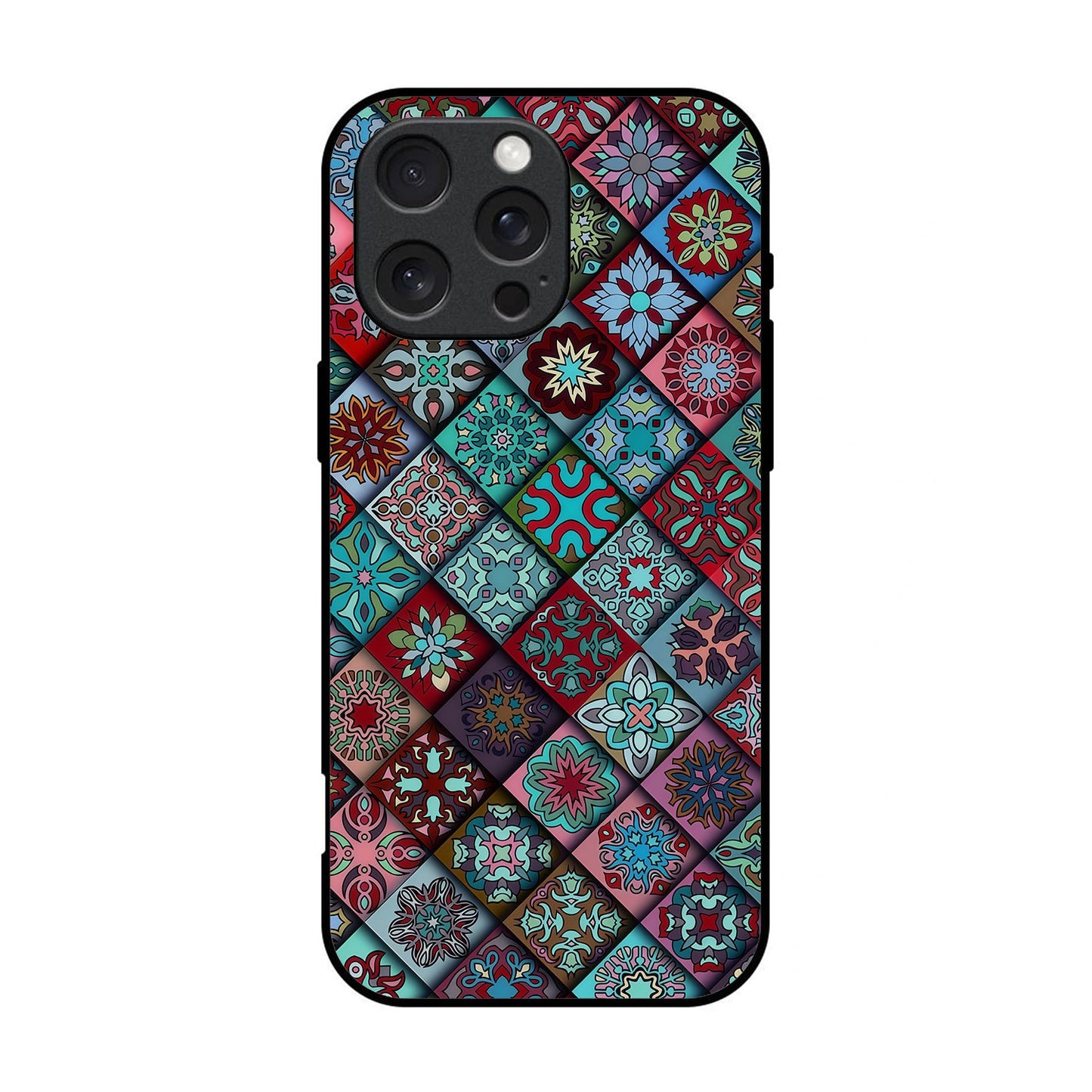 Aesthetic Printed Glass Case for iPhone & Android - AT38