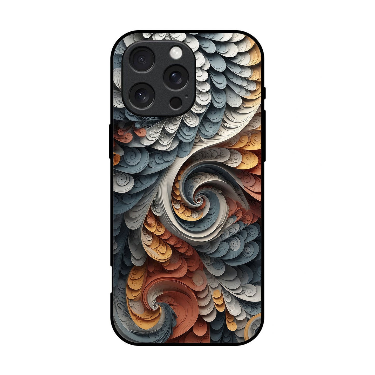 Aesthetic Printed Glass Case for iPhone & Android - AT51