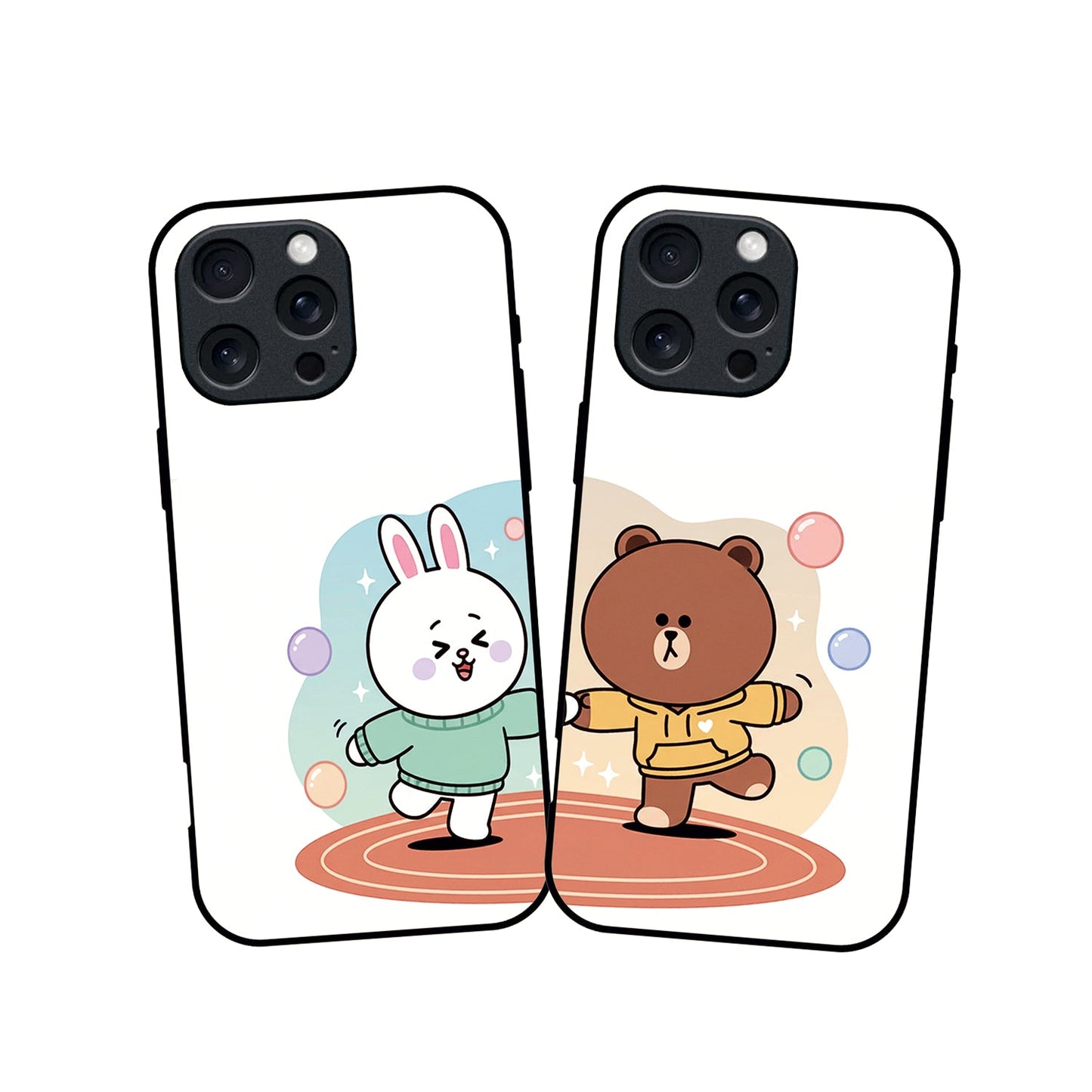 Printed Glass Case for Couples - CP07