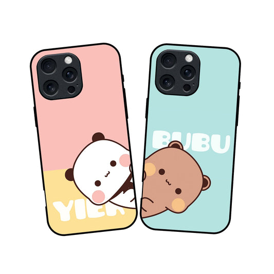 Printed Glass Case for Couples - CP09