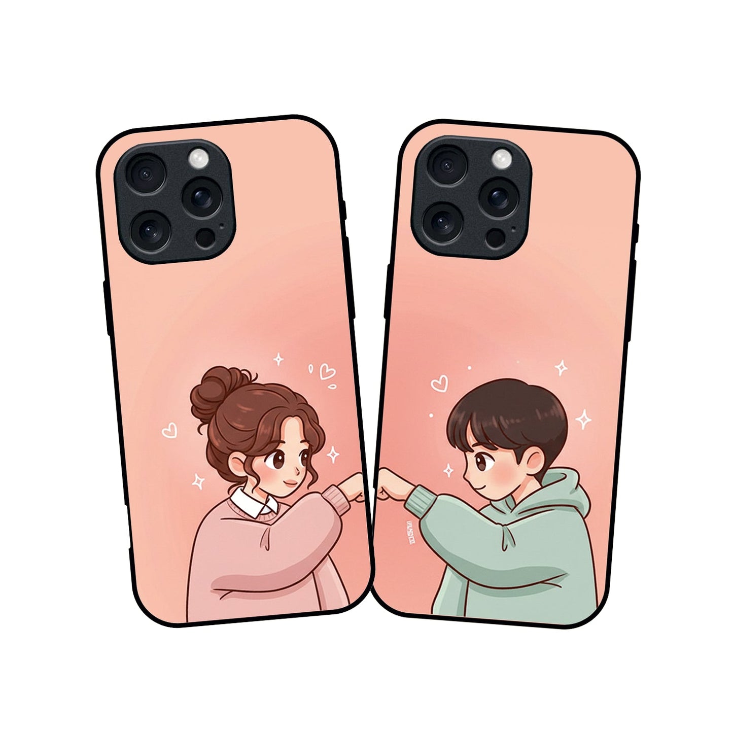 Printed Glass Case for Couples - CP12