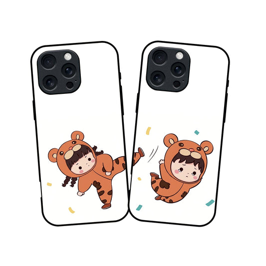 Printed Glass Case for Couples - CP16