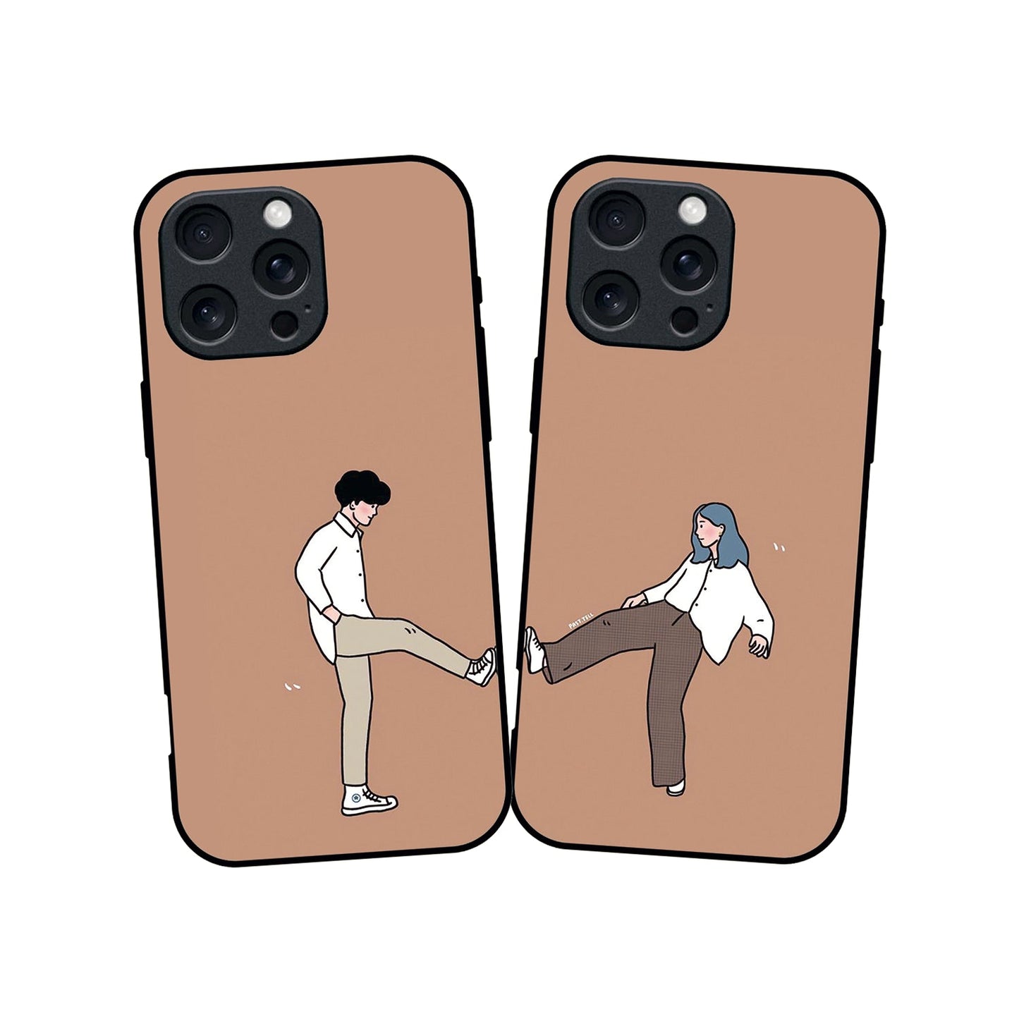 Printed Glass Case for Couples - CP19