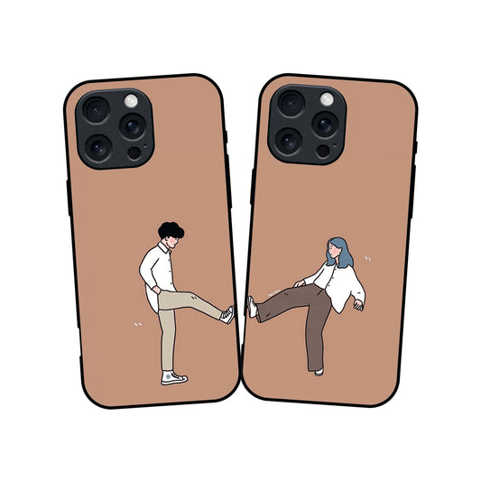 Printed Glass Case for Couples - CP19