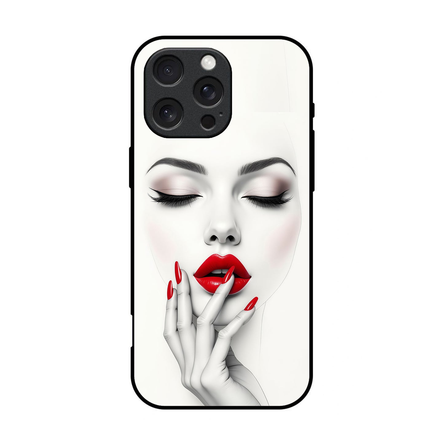Cute Printed Glass Case for iPhone - CT14