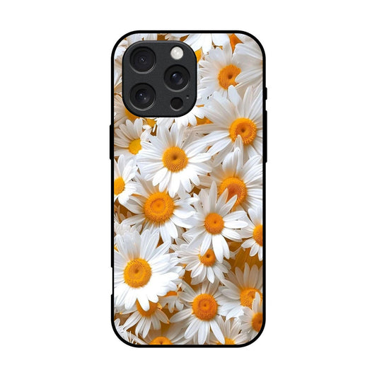 Floral Printed Glass Case for iPhone - FL01