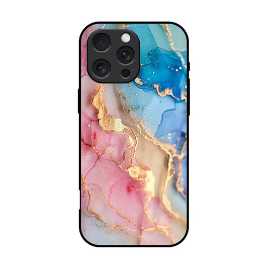 Marble Printed Glass Case for iPhone - MB06