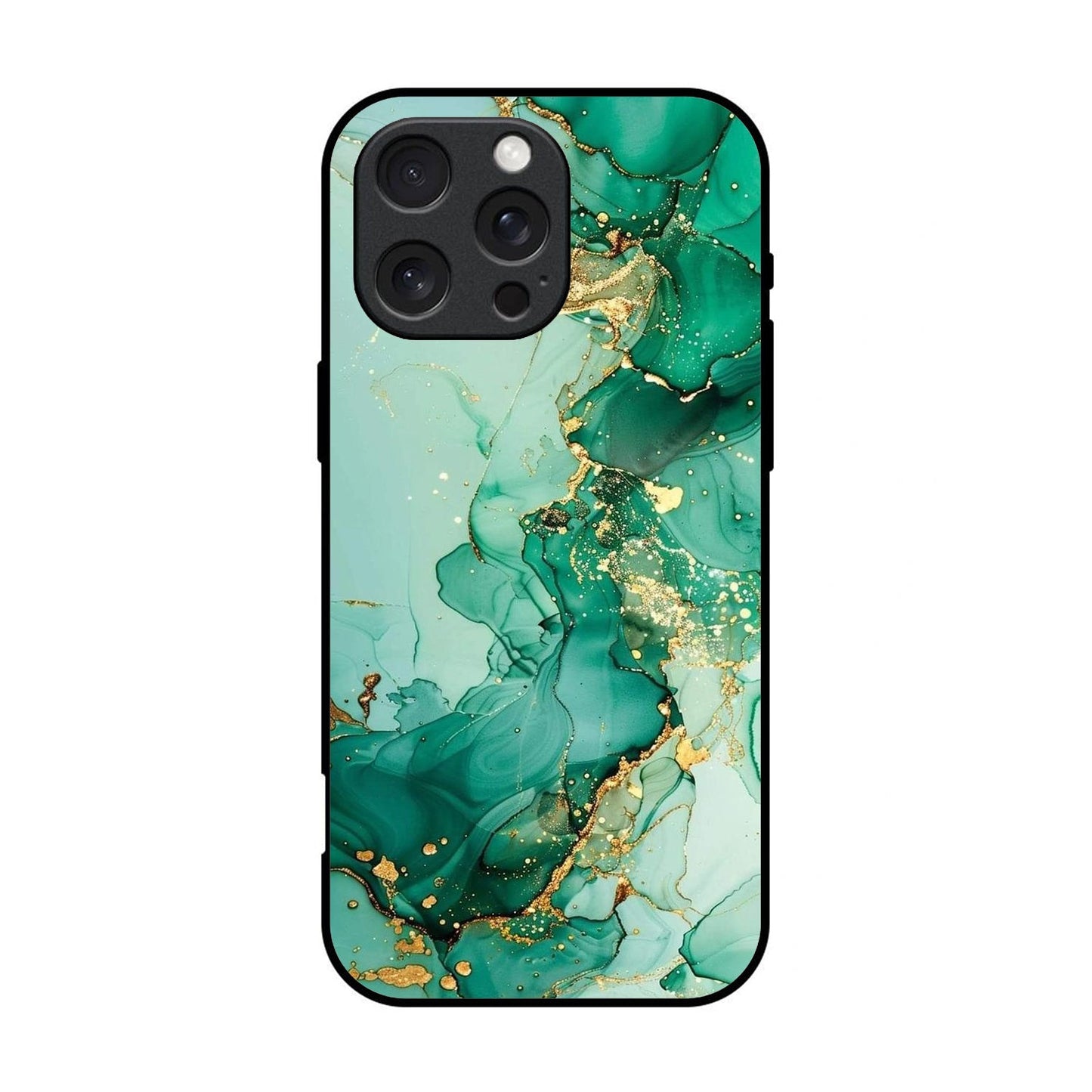 Marble Printed Glass Case for iPhone - MB08