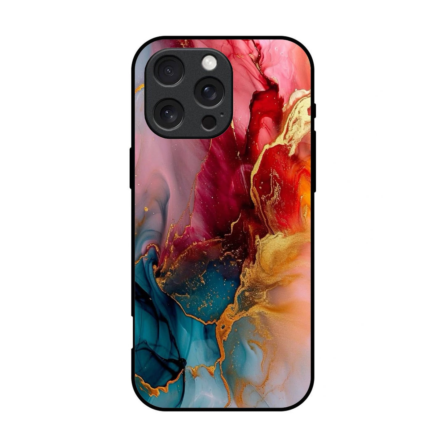 Marble Printed Glass Case for iPhone - MB11