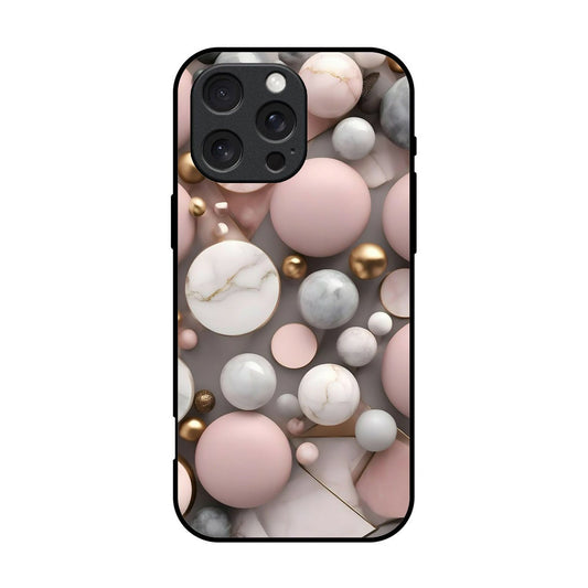 Marble Printed Glass Case for iPhone - MB13