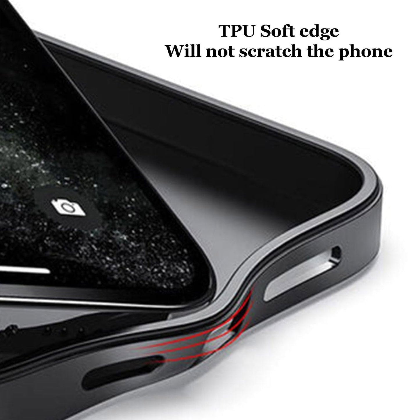 Cute Panda Printed Glass Cover for iPhone - CT06